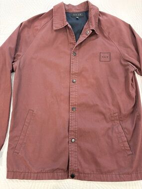 KR3W Men's Brown Lightweight Buttermaker Coach’s Jacket